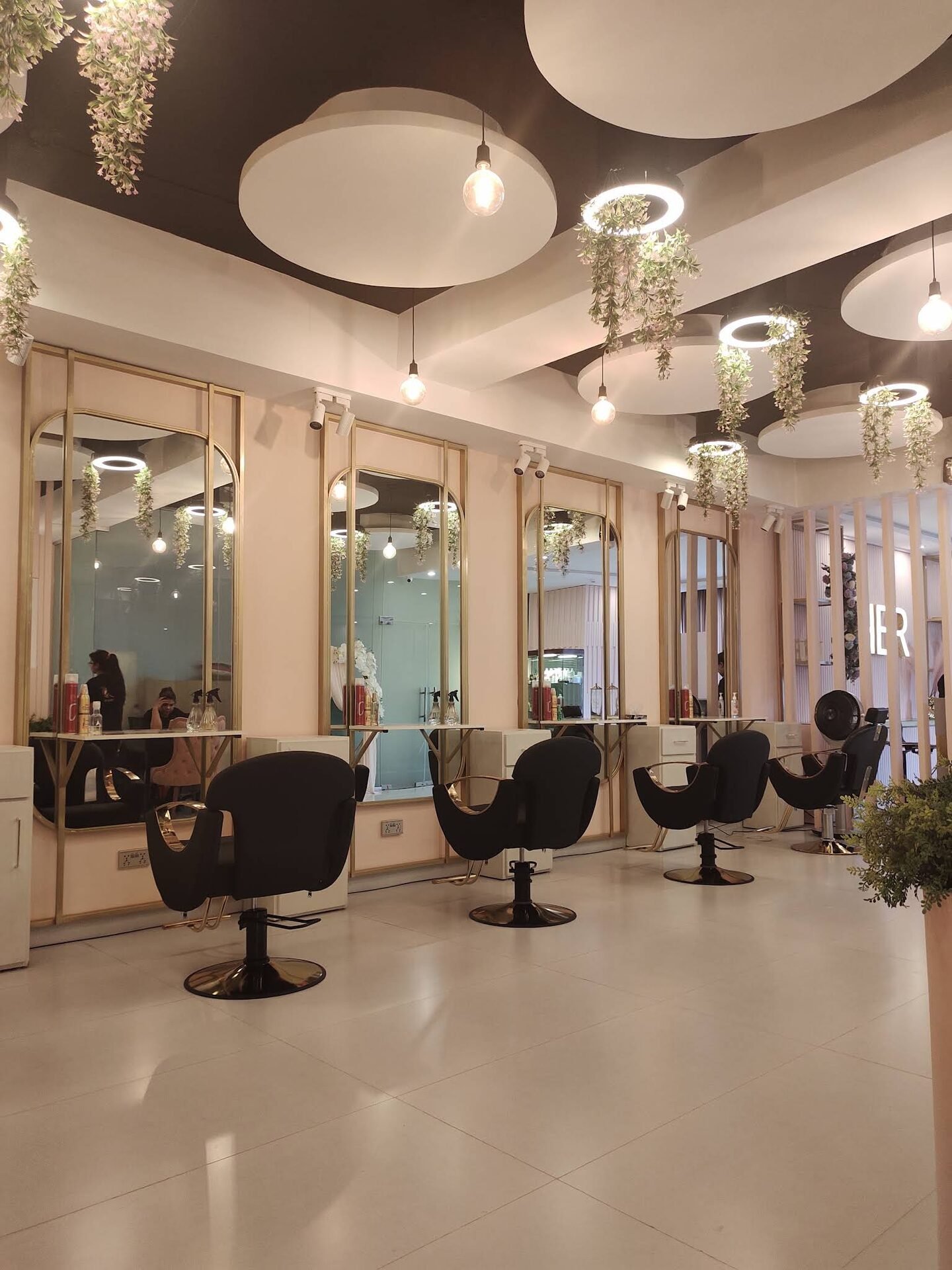 HER By Shelby's & Co. salon styling stations